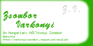 zsombor varkonyi business card